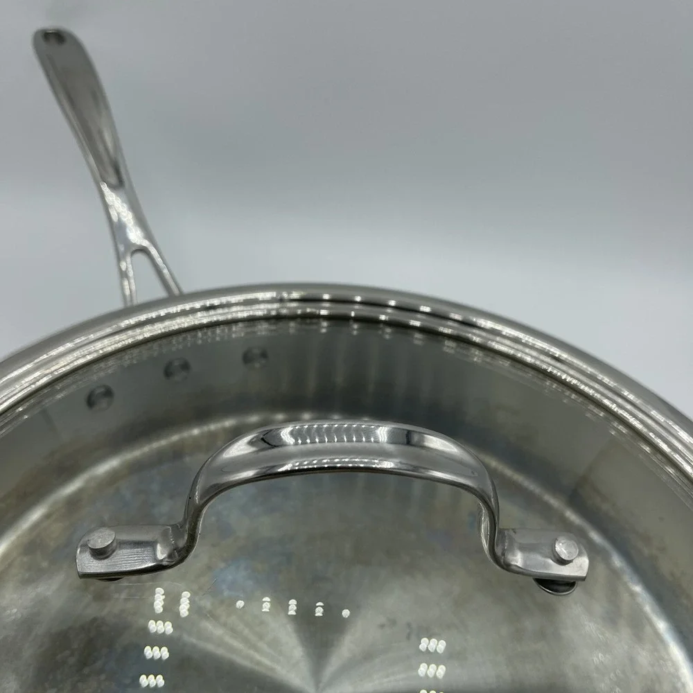 Calphalon Classic Stainless Steel‎ Cookware Saute Pan, 3 Quart Silver